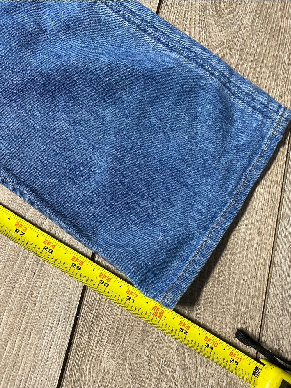 Hudson Signature Bootcut Jeans Size 28 Medium Wash Double Button Flare Y2K - Picture 7 of 8